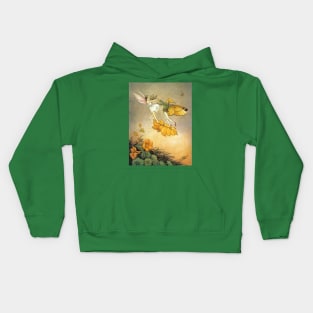 Fairies Dancing in the Nasturtiums - Ida Rentoul Outhwaite Kids Hoodie